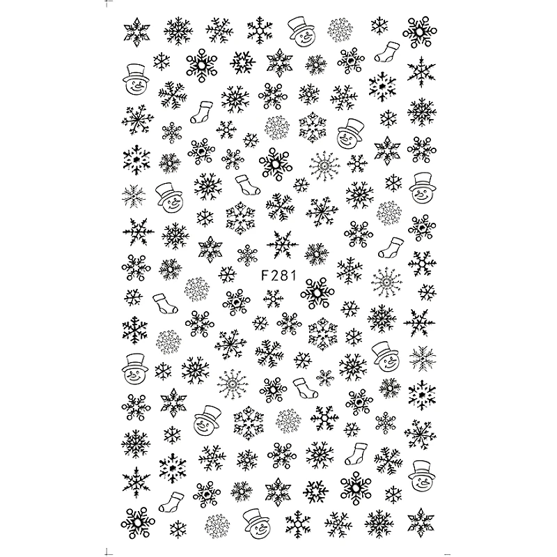 UPRETTEGO SUPER THIN SELF ADHENSIVE 3D NAIL ART NAIL SLIDER STICKER WHITE BLACK GOLD SILVER BLUE XMAS SNOW FLAKE F281-282
UPRETTEGO SUPER THIN SELF ADHENSIVE 3D NAIL ART NAIL SLIDER STICKER WHITE BLACK GOLD SILVER BLUE XMAS SNOW FLAKE F281-282