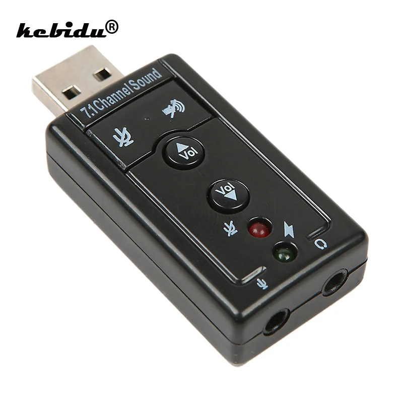 Mini Channel 7.1 CH 3D External USB Audio Sound Card 3.5mm Jack Stereo Headset Mic Adapter For Win XP 7 8 Android Linux Mac OS
Mini Channel 7.1 CH 3D External USB Audio Sound Card 3.5mm Jack Stereo Headset Mic Adapter For Win XP 7 8 Android Linux Mac OS