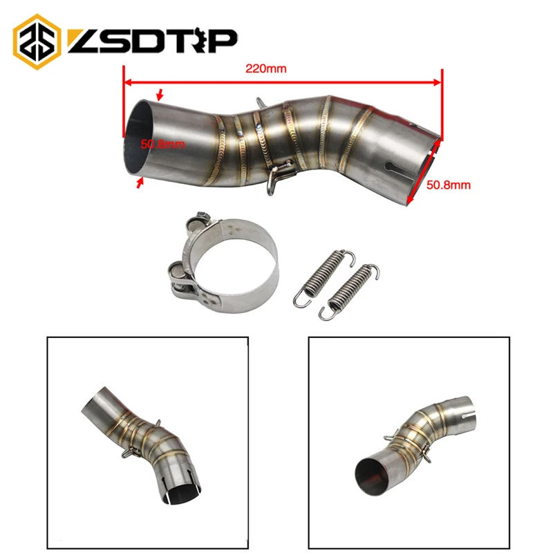 ZSDTRP Motorcycle Exhaust Pipe Z900 Link Pipe Slip-On For Kawasaki Z900 Middle Pipe With 51mm Exhaust Muffler Set
ZSDTRP Motorcycle Exhaust Pipe Z900 Link Pipe Slip-On For Kawasaki Z900 Middle Pipe With 51mm Exhaust Muffler Set