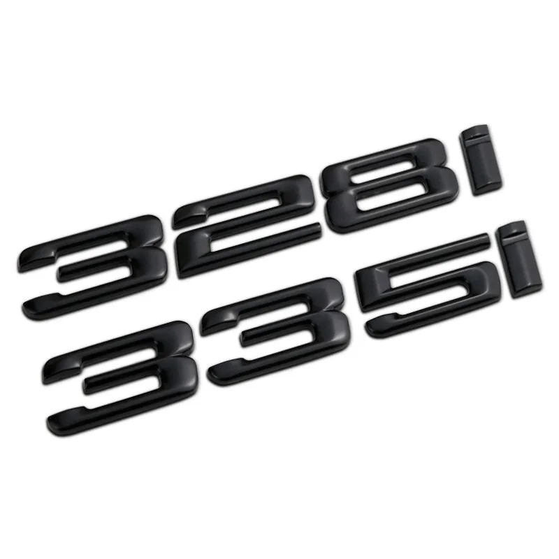 3D ABS Matt Black 320i 323i 330i 320d 330d Эмблема багажника надпись значки логотип для BMW 3 series F30 F31