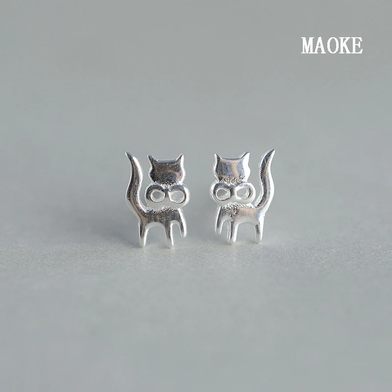 Promotions Cute Bow Tie Gentleman Cat Sterling SV 925 Earrings Original Cute College Wind Fashion Jewelry for Women's Gifts
Promotions Cute Bow Tie Gentleman Cat Sterling SV 925 Earrings Original Cute College Wind Fashion Jewelry for Women's Gifts