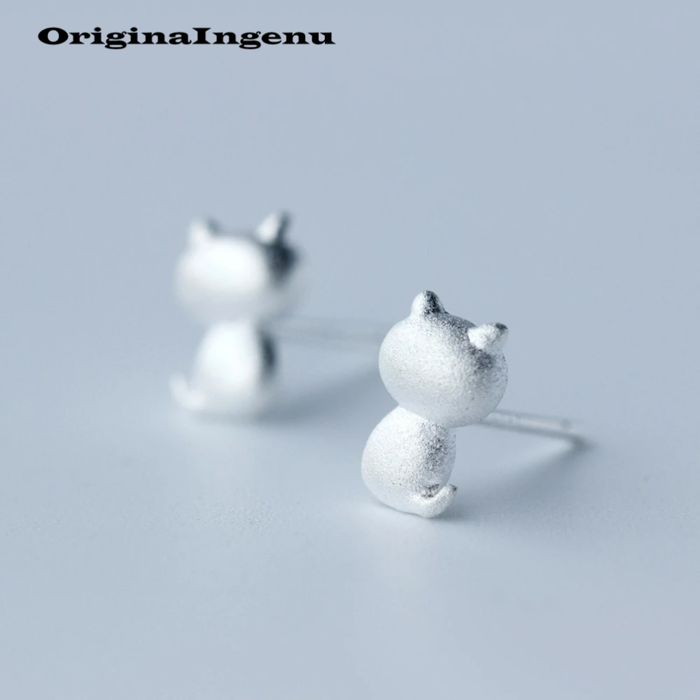 925 Silver Earrings Cat Jewelry Brincos Pendientes Charm Vintage Minimalism Creative Birthday Gift Oorbellen Earrings for Women
925 Silver Earrings Cat Jewelry Brincos Pendientes Charm Vintage Minimalism Creative Birthday Gift Oorbellen Earrings for Women