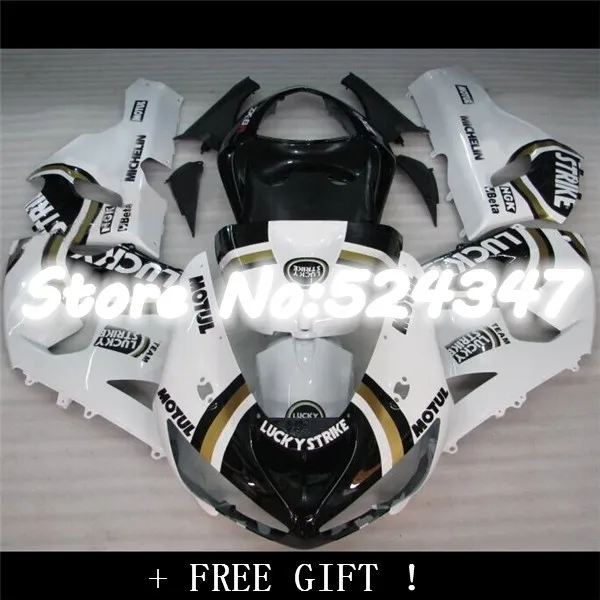 TOP quality ABS Fairings Kit For Kawasaki Ninja ZX6R 636 2005 2006 05 06 Cool black white golden lucky-Hey for Ninja
TOP quality ABS Fairings Kit For Kawasaki Ninja ZX6R 636 2005 2006 05 06 Cool black white golden lucky-Hey for Ninja