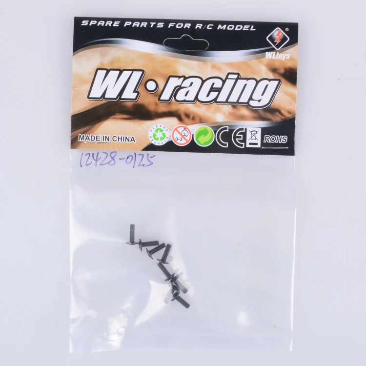 12428 12423 12428-0125 M2.5*8 Screws WLtoys RC Racing Car Scale Spare Parts Accessories
12428 12423 12428-0125 M2.5*8 Screws WLtoys RC Racing Car Scale Spare Parts Accessories