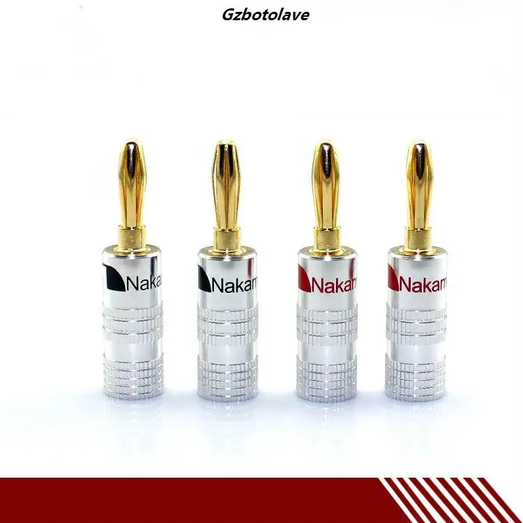 free ship 10pcs New 24K Gold Speaker Banana Plugs For Video Speaker Connector Black Red Color
free ship 10pcs New 24K Gold Speaker Banana Plugs For Video Speaker Connector Black Red Color