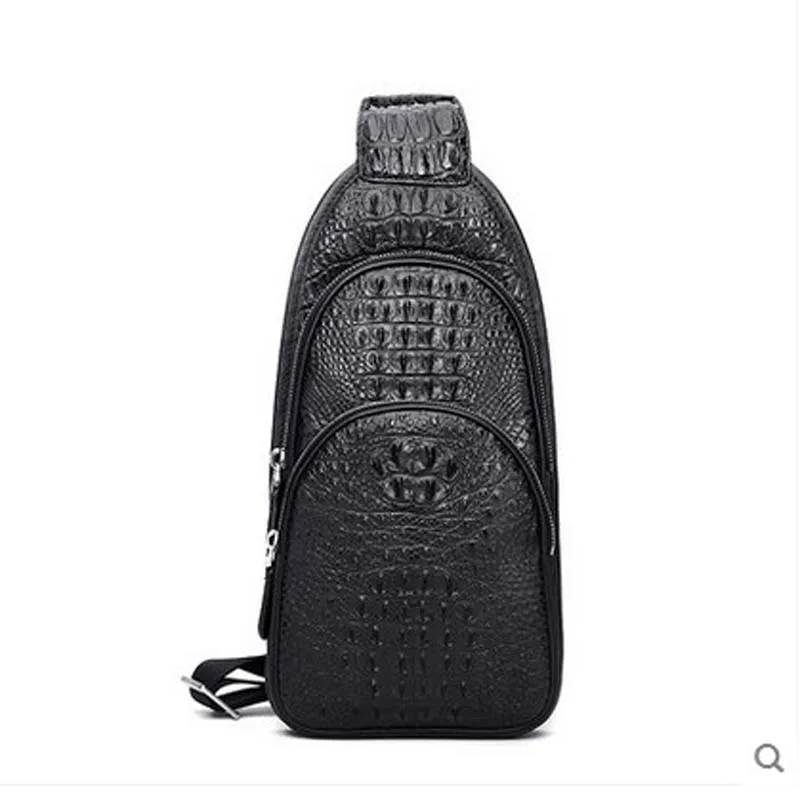hlt Thai crocodile skin real leather, luxury casual fashion single shoulder crossbale men chest bag man bag
hlt Thai crocodile skin real leather, luxury casual fashion single shoulder crossbale men chest bag man bag