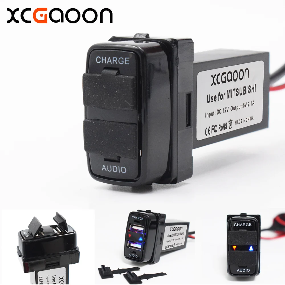 XCGaoon 5 Piece Special Dedicated 5V 2.1A Car USB Interface Socket Charger Adapter and USB Audio input Socket for MITSUBISHI
XCGaoon 5 Piece Special Dedicated 5V 2.1A Car USB Interface Socket Charger Adapter and USB Audio input Socket for MITSUBISHI