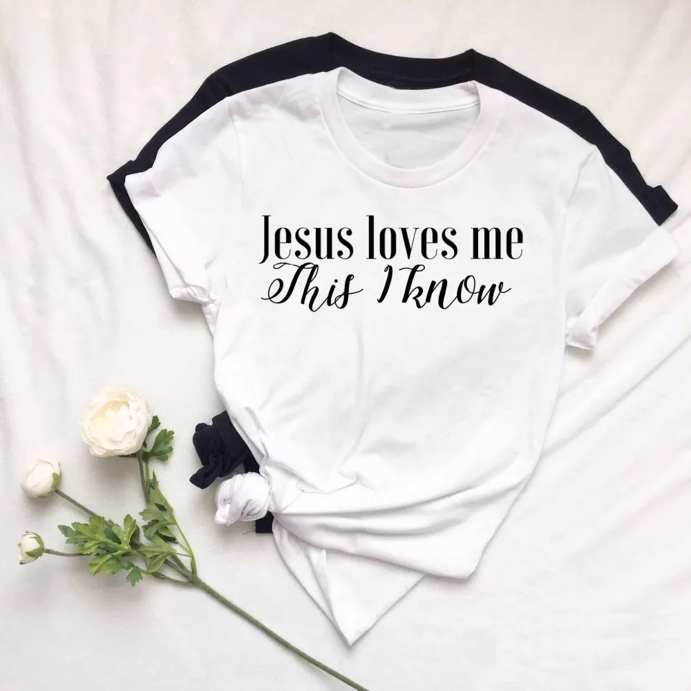 Sugarbaby Jesus loves me this i know Christian Bible Clothing t-shirt women fashion cotton casual aesthetic faith religion shirt
Sugarbaby Jesus loves me this i know Christian Bible Clothing t-shirt women fashion cotton casual aesthetic faith religion shirt