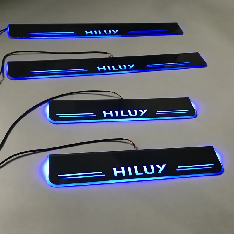 LED DOOR SILL PLATE LIGHTS moving door scuff Nerf Bars Running Boards entry guards covers fit for HILUX VIGO 2005-2014 2015-2021
LED DOOR SILL PLATE LIGHTS moving door scuff Nerf Bars Running Boards entry guards covers fit for HILUX VIGO 2005-2014 2015-2021