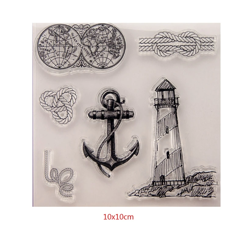 Ship Anchor Lighthouse Clear Silicone Rubber Seal Stamp for DIY Album Scrapbooking Photo Card Decor--Y142
Ship Anchor Lighthouse Clear Silicone Rubber Seal Stamp for DIY Album Scrapbooking Photo Card Decor--Y142