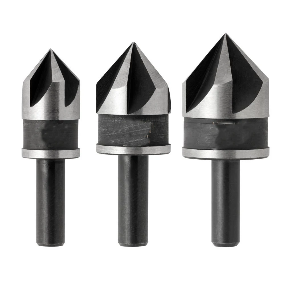 1/4" round shank 12mm 16mm 19mm Countersink Bore drill bit Set Wood Plastic Chamfering Bit
1/4" round shank 12mm 16mm 19mm Countersink Bore drill bit Set Wood Plastic Chamfering Bit