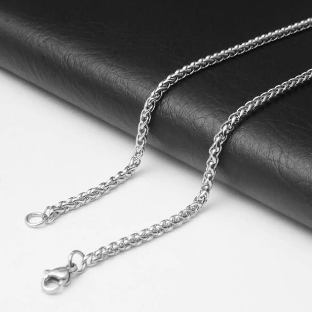 10pcs/lot High Quality 2.5mm Stainless Steel Chain Waterproof Men Curb Link Necklace
10pcs/lot High Quality 2.5mm Stainless Steel Chain Waterproof Men Curb Link Necklace