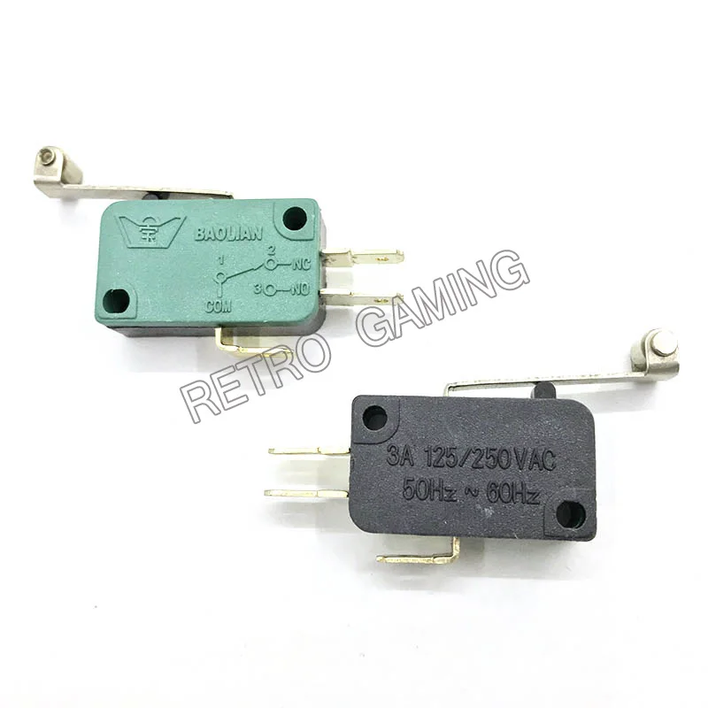 20pcs/Lot 3pin 4.8mm Official Baolian Microswitch With Chain Wheel Micro Switch with Chip for Arcade crane claw game machine
20pcs/Lot 3pin 4.8mm Official Baolian Microswitch With Chain Wheel Micro Switch with Chip for Arcade crane claw game machine