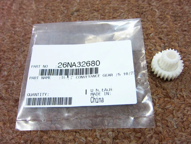 Compatible new 26NA32680 Toner Conveyance Gear For Konica Minolta 7020 7022 7025 7030 7035 7130 7135 7145 bizhub 421 16T 23T
Compatible new 26NA32680 Toner Conveyance Gear For Konica Minolta 7020 7022 7025 7030 7035 7130 7135 7145 bizhub 421 16T 23T