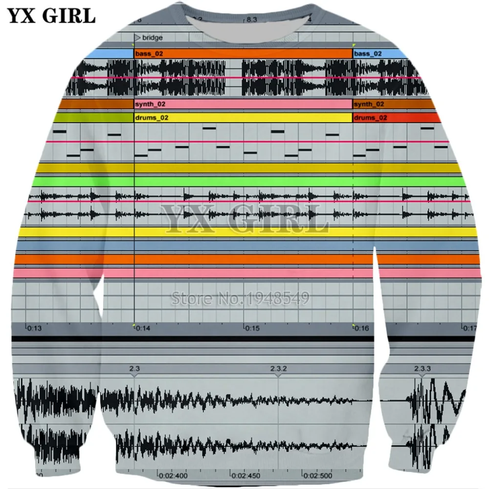 YX девушка Прямая поставка ableton живой диско DJ 3d принт Мужская Женская толстовка Модный пуловер с длинным рукавом и круглым вырезом
YX девушка Прямая поставка ableton живой диско DJ 3d принт Мужская Женская толстовка Модный пуловер с длинным рукавом и круглым вырезом