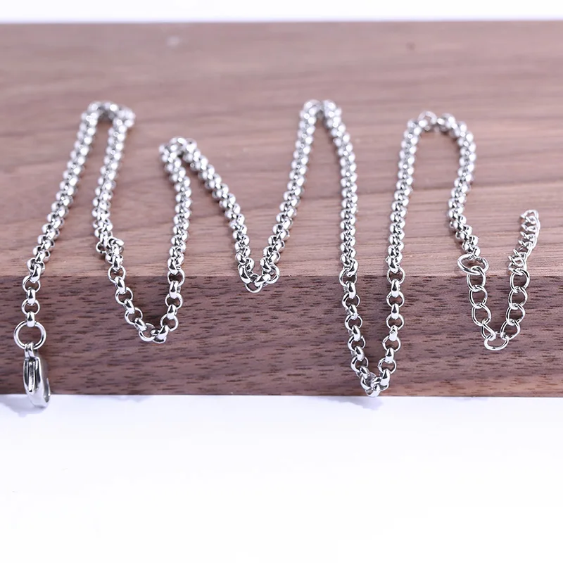 onwear 5pcs/lot 3mm wide 60cm long stainless steel bulk necklace chains for jewelry making
onwear 5pcs/lot 3mm wide 60cm long stainless steel bulk necklace chains for jewelry making