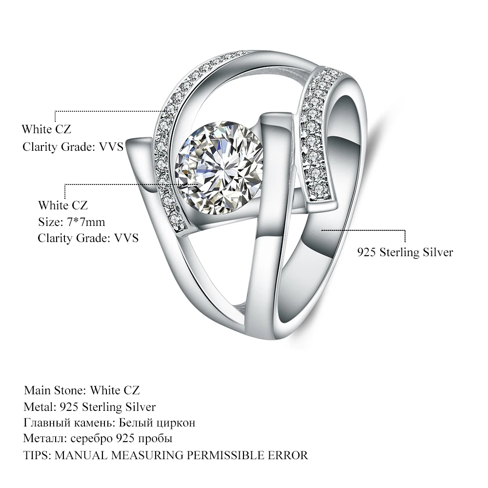 Женское балетное кольцо с кристаллом из циркония свадебное ювелирное изделие