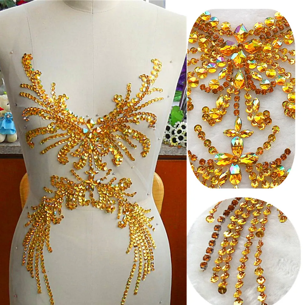 Bi.Dw.M,Unique Fine Yellow Beaded rhinestone Applique Manual Patches Stones and Crystals Strass For Wedding Dresses Decoration
Bi.Dw.M,Unique Fine Yellow Beaded rhinestone Applique Manual Patches Stones and Crystals Strass For Wedding Dresses Decoration