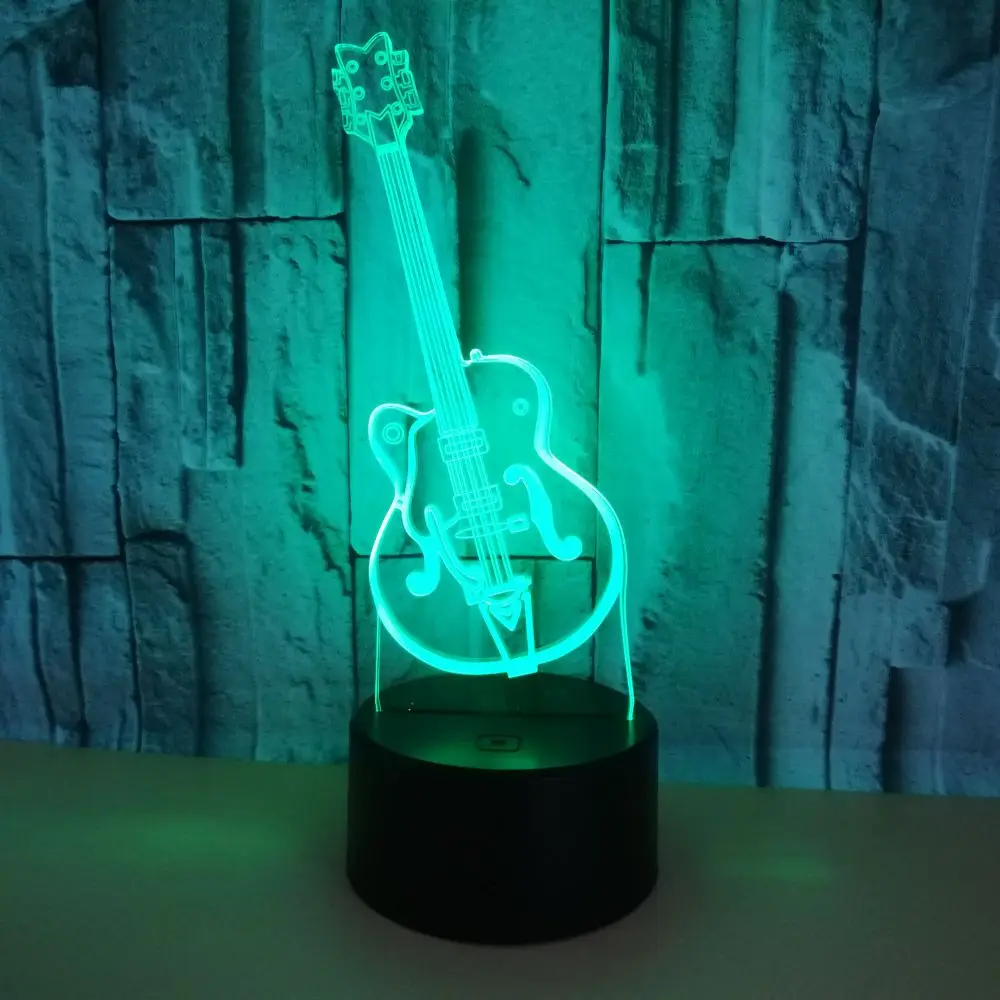 3D LED USB Lighting Cable Fashion Creative Music Guitar Shaped Home Decorative Night Light Multicolor Lamp Friends Gifts
3D LED USB Lighting Cable Fashion Creative Music Guitar Shaped Home Decorative Night Light Multicolor Lamp Friends Gifts
