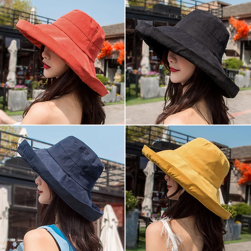 Boonie Bucket Hat Fisherman Wide Brim Cap Double Side Use Outdoor Cap Hat Lady Summer Beach Fashion Cotton Plain Bucket Hat
Boonie Bucket Hat Fisherman Wide Brim Cap Double Side Use Outdoor Cap Hat Lady Summer Beach Fashion Cotton Plain Bucket Hat