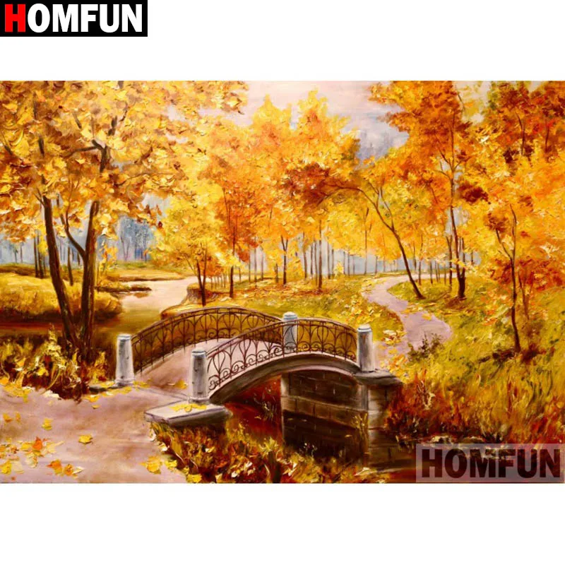HOMFUN Full Square/Round Drill 5D DIY Diamond Painting "Bridge scenery" Embroidery Cross Stitch 3D Home Decor Gift A11897
HOMFUN Full Square/Round Drill 5D DIY Diamond Painting "Bridge scenery" Embroidery Cross Stitch 3D Home Decor Gift A11897