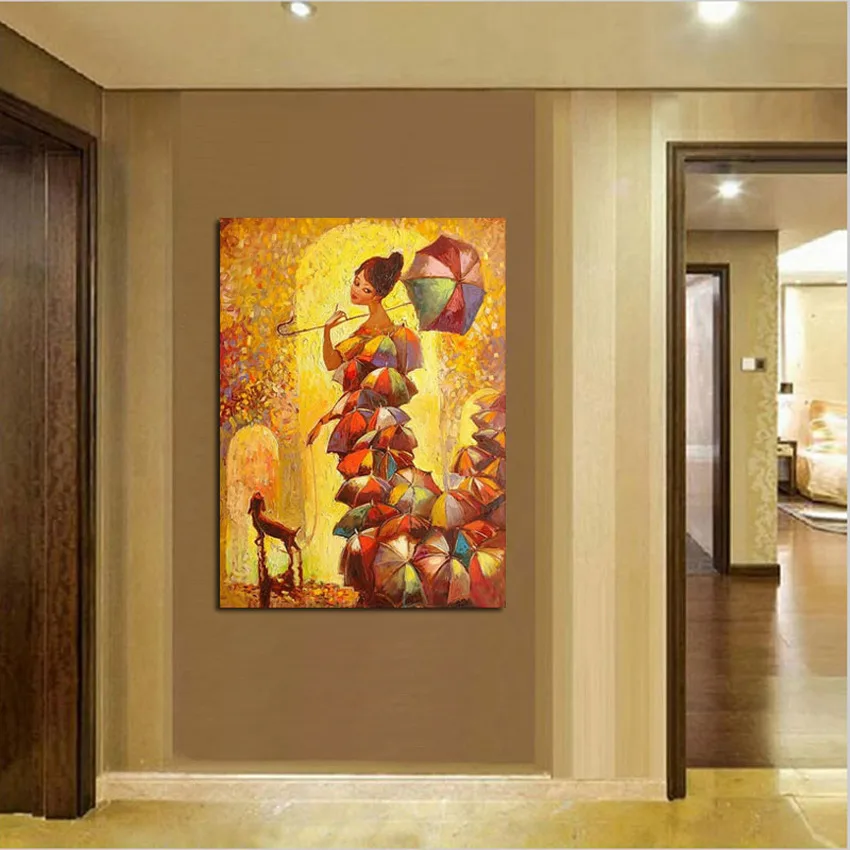 High quality hand painted portrait art oil painting on canvas modern abstract beautiful girl color umbrella oil painting
High quality hand painted portrait art oil painting on canvas modern abstract beautiful girl color umbrella oil painting