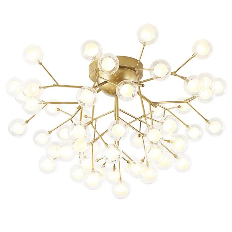Post-modern Romantic Glass Bubbles Iron Ceiling Light for Foyer Bed Room Aisle Decor Firefly Lighting Fixture 2471
Post-modern Romantic Glass Bubbles Iron Ceiling Light for Foyer Bed Room Aisle Decor Firefly Lighting Fixture 2471