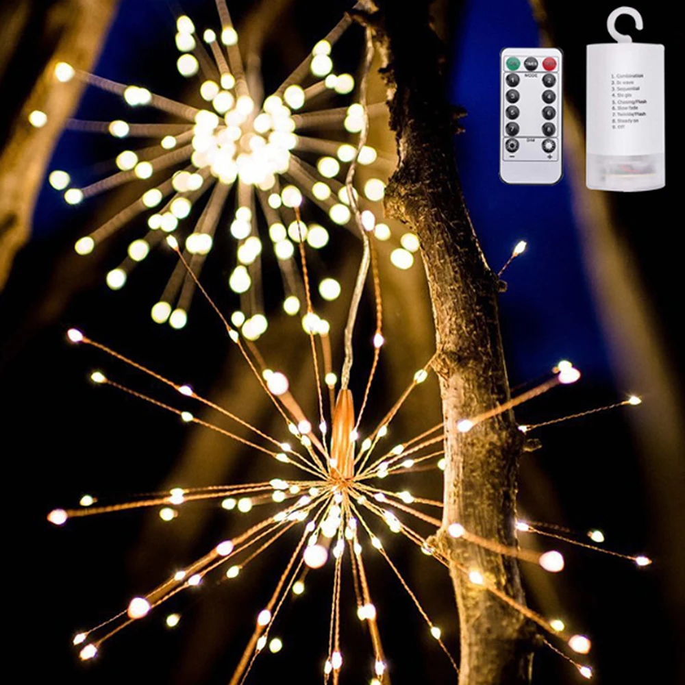 DIY Waterproof Christmas LED String Lights Firework Decorative Fairy Lights for Garland Patio Wedding
DIY Waterproof Christmas LED String Lights Firework Decorative Fairy Lights for Garland Patio Wedding