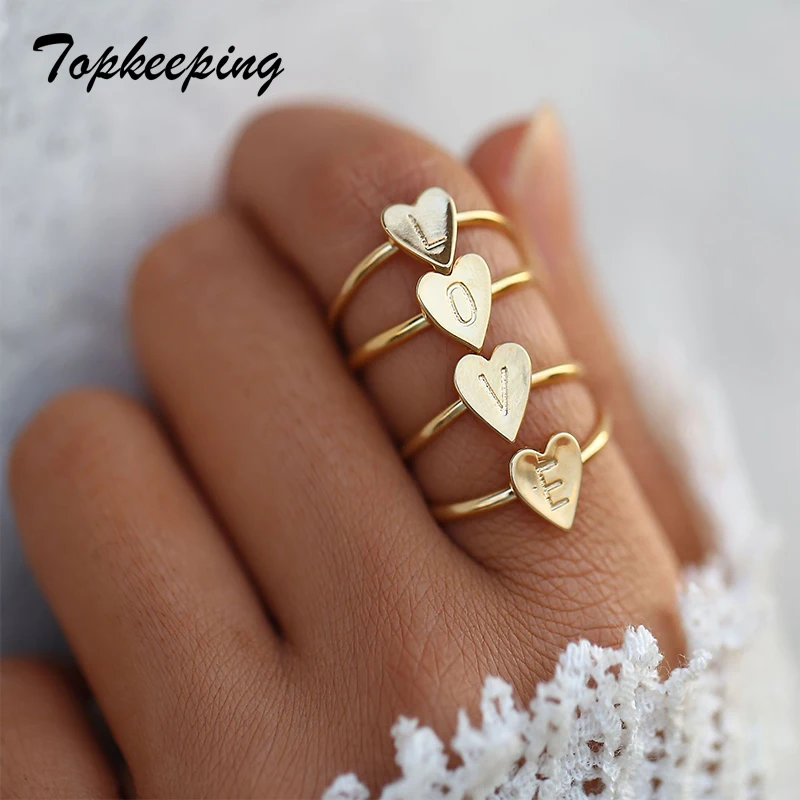 Gifts Sale First Letter of the Name A-Z 26 Letters Girlfriends Bestie Birthday Present Bosom Friends Women Fashion Jewelry Rings
Gifts Sale First Letter of the Name A-Z 26 Letters Girlfriends Bestie Birthday Present Bosom Friends Women Fashion Jewelry Rings