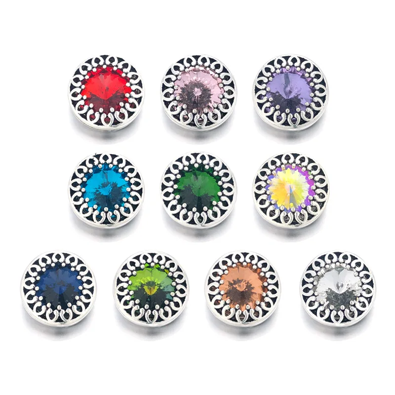 Wholesale w052 Crystal 3D 18mm 20mm Metal Snap Button For Bracelet Necklace Interchangeable Jewelry Women Accessorie Findings
Wholesale w052 Crystal 3D 18mm 20mm Metal Snap Button For Bracelet Necklace Interchangeable Jewelry Women Accessorie Findings