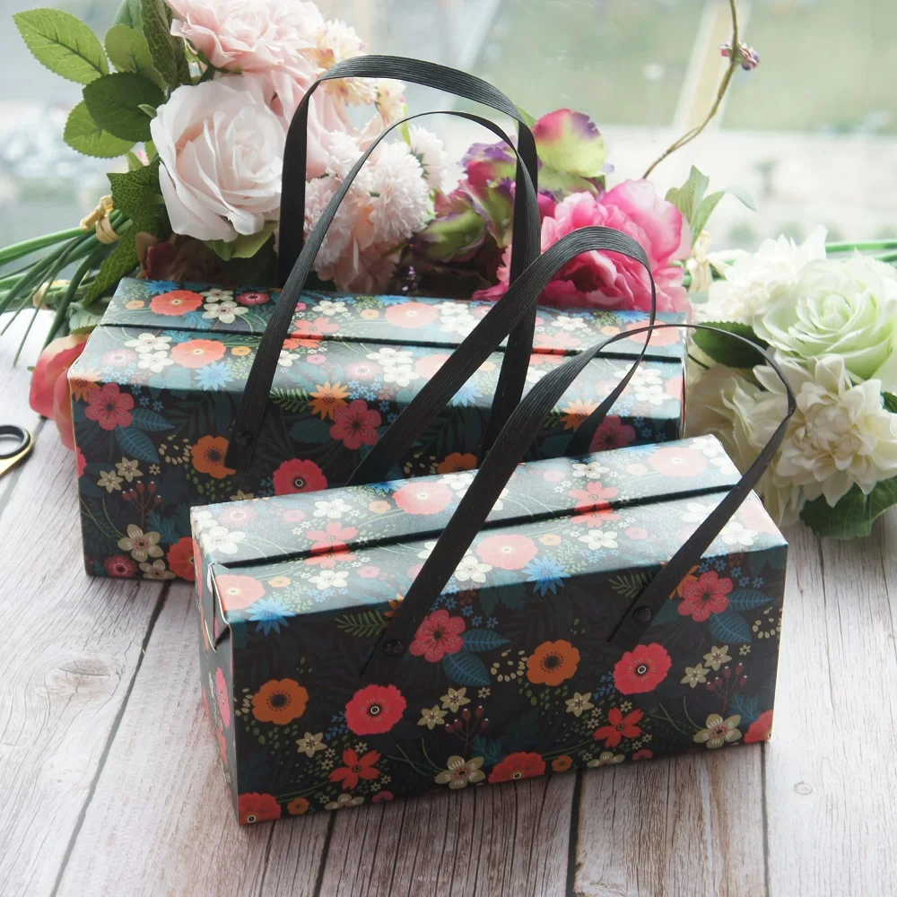 Deep Blue Colorful Flower 5pcs Portable Paper Box As Roll Cake Cookie Candy Handmade Wedding Birthday Party Gifts Packaging
Deep Blue Colorful Flower 5pcs Portable Paper Box As Roll Cake Cookie Candy Handmade Wedding Birthday Party Gifts Packaging
