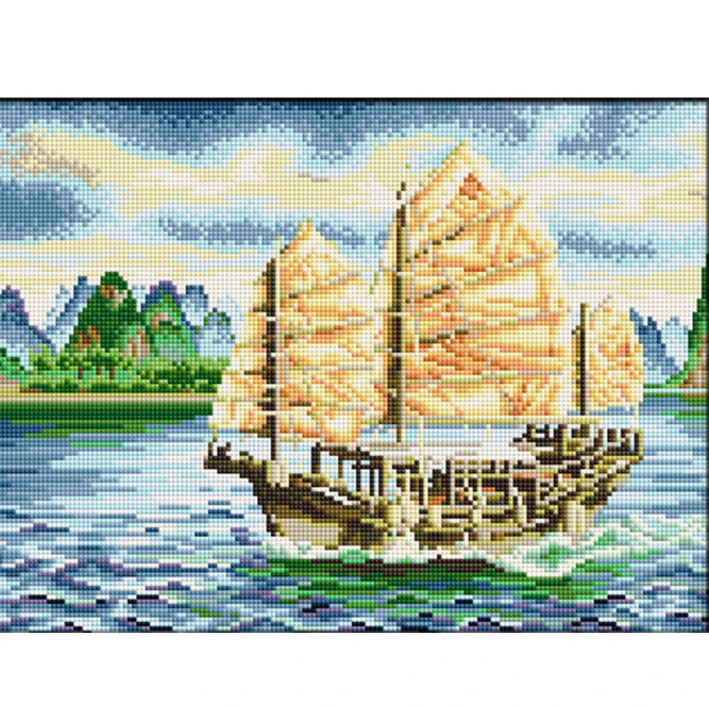 New Full Square Diamond 5D DIY Diamond Painting "Sea And Boat" Embroidery Cross Stitch Rhinestone Mosaic Painting Decor Gift
New Full Square Diamond 5D DIY Diamond Painting "Sea And Boat" Embroidery Cross Stitch Rhinestone Mosaic Painting Decor Gift