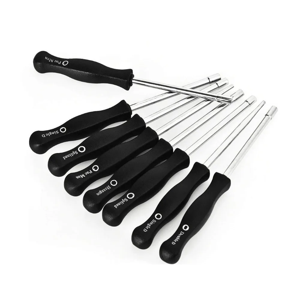 8pcs Multifunction Screwdriver Bits Set Carburetor Hand Tool For 2 Cycle Small Engine Pac Man/Single Double D/7-Teeth Splinded
8pcs Multifunction Screwdriver Bits Set Carburetor Hand Tool For 2 Cycle Small Engine Pac Man/Single Double D/7-Teeth Splinded