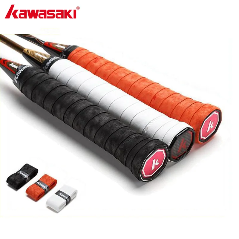 3 шт./лот Kawasaki брендовые Overgrip Нескользящие дышащие спортивные повязка для тенниса