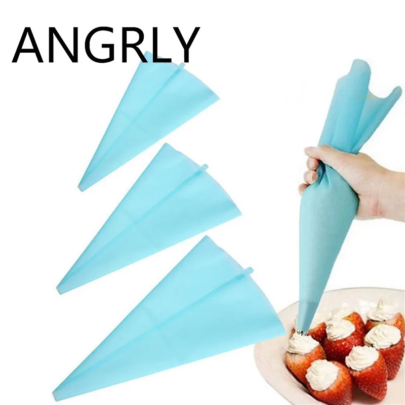 ANGRLY Portable 13" Reusable Silicone Icing Piping Cream Pastry Bag Cake DIY Decorating Tool Hot Search Silicone Mold Tarte
ANGRLY Portable 13" Reusable Silicone Icing Piping Cream Pastry Bag Cake DIY Decorating Tool Hot Search Silicone Mold Tarte