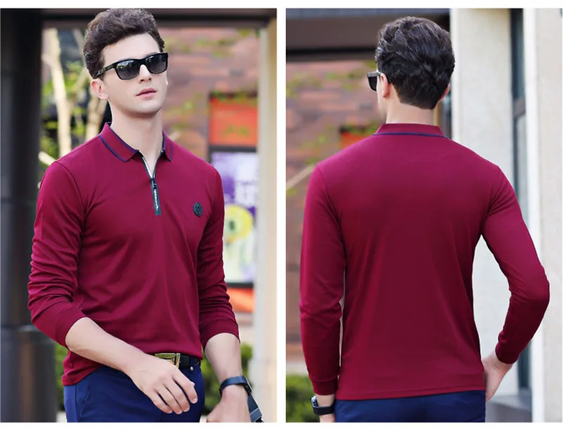 Camisa Polo Shirt Men Fashion Male Soft Long Sleeve Polos Shirts Men Business Casual Masculina Zipper Polos Tops Tees
Camisa Polo Shirt Men Fashion Male Soft Long Sleeve Polos Shirts Men Business Casual Masculina Zipper Polos Tops Tees