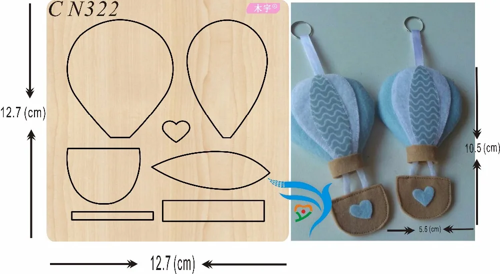 Hot Air Balloon new wooden mould cutting dies for scrapbooking Thickness-15.8mm
Hot Air Balloon new wooden mould cutting dies for scrapbooking Thickness-15.8mm