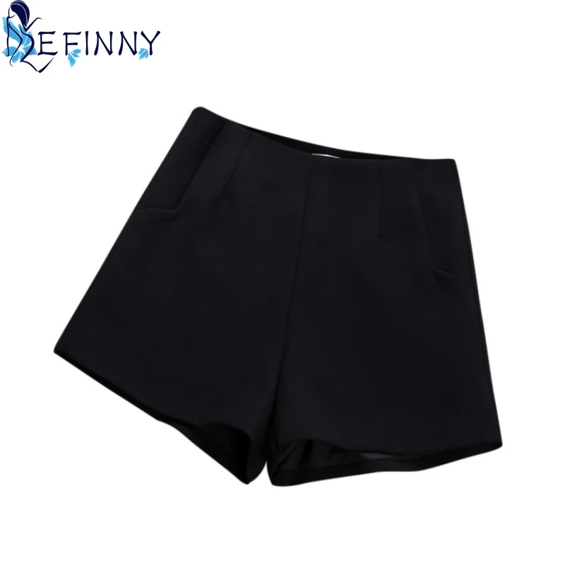 New Shorts For Women Summer Hot Fashion Solid Color Bottoms High Waist Casual Suit Shorts Black White 
New Shorts For Women Summer Hot Fashion Solid Color Bottoms High Waist Casual Suit Shorts Black White