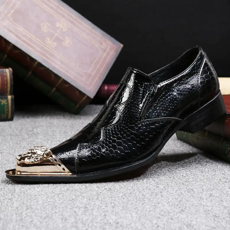 Black Iron Head Steel Business Casual Men's Shoes Large Size Shoes Trend British Leather Low Shoes
Black Iron Head Steel Business Casual Men's Shoes Large Size Shoes Trend British Leather Low Shoes