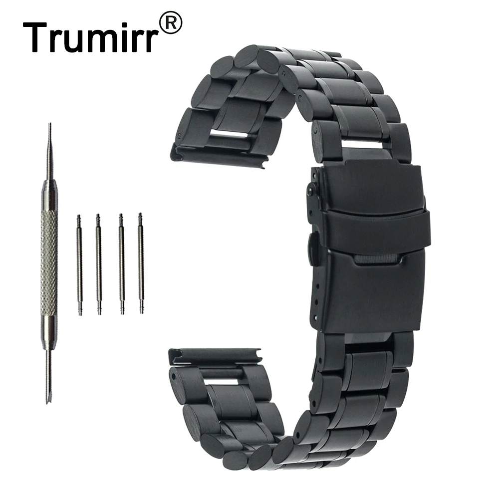 20mm Stainless Steel Watch Band Safety Buckle Strap for Ticwatch 2 42mm Replacement Belt Wrist Bracelet Black Rose Gold Silver
20mm Stainless Steel Watch Band Safety Buckle Strap for Ticwatch 2 42mm Replacement Belt Wrist Bracelet Black Rose Gold Silver