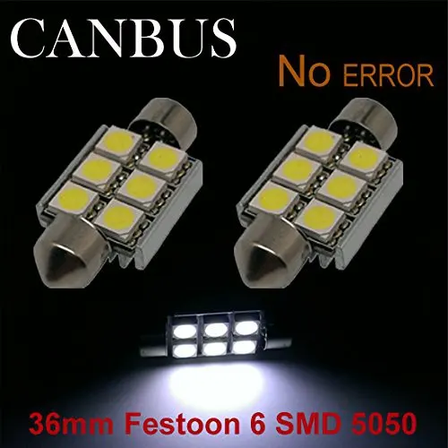 4pcs 36mm Festoon 6-5050-smd License Plate Doom Reading White LED Light Bulbs Error Free For Luxury European Cars
4pcs 36mm Festoon 6-5050-smd License Plate Doom Reading White LED Light Bulbs Error Free For Luxury European Cars