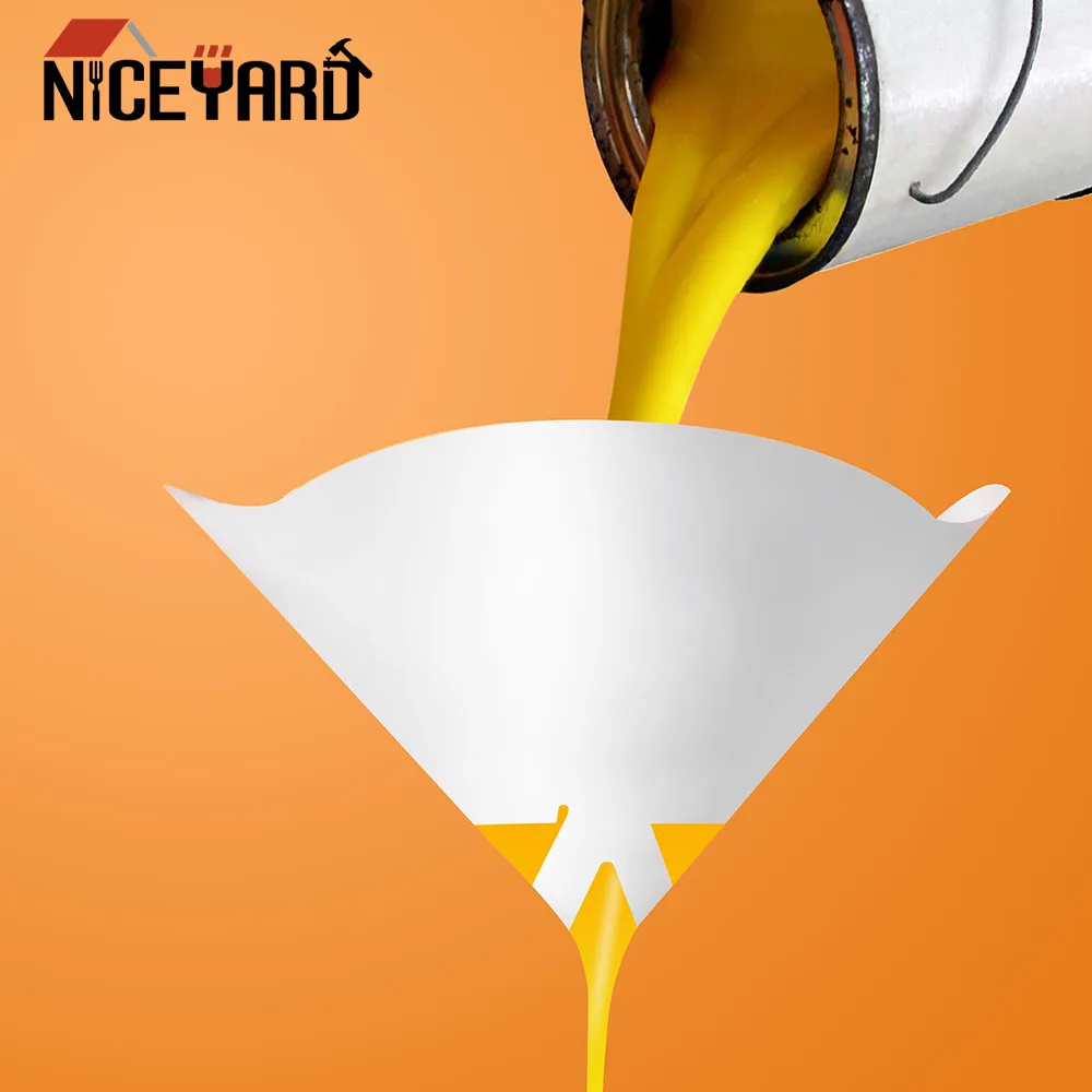 NICEYARD 10pcs Conical Mesh Filter Industrial Coating Filtration Car Paint Part Paint Funnel Tool Paper Paint Strainers
NICEYARD 10pcs Conical Mesh Filter Industrial Coating Filtration Car Paint Part Paint Funnel Tool Paper Paint Strainers