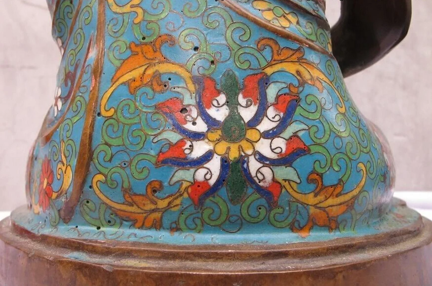 bi001936 China Tibet Buddhism pure Bronze Cloisonne Shakyamuni Amitabha Buddha statue
bi001936 China Tibet Buddhism pure Bronze Cloisonne Shakyamuni Amitabha Buddha statue