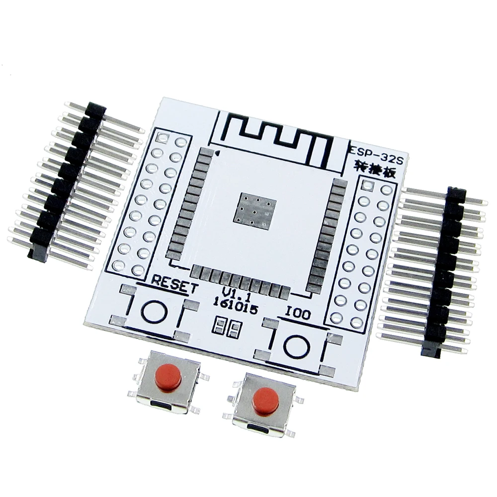 5 шт., беспроводная плата адаптера ESP32 ESP32S с Wi-Fi и Bluetooth, пинборд, Конвертор, модуль, ESP-32
5 шт., беспроводная плата адаптера ESP32 ESP32S с Wi-Fi и Bluetooth, пинборд, Конвертор, модуль, ESP-32