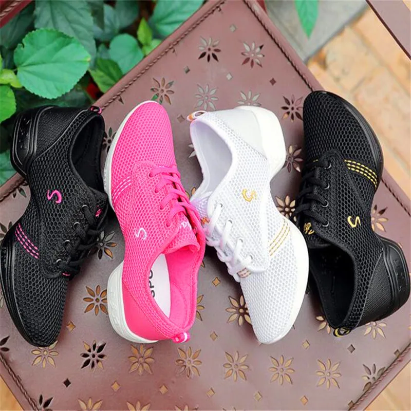 Four seasons all new mesh Leisurebre athable adult soft bottom young children jazz fitness sneakers shoes
Four seasons all new mesh Leisurebre athable adult soft bottom young children jazz fitness sneakers shoes