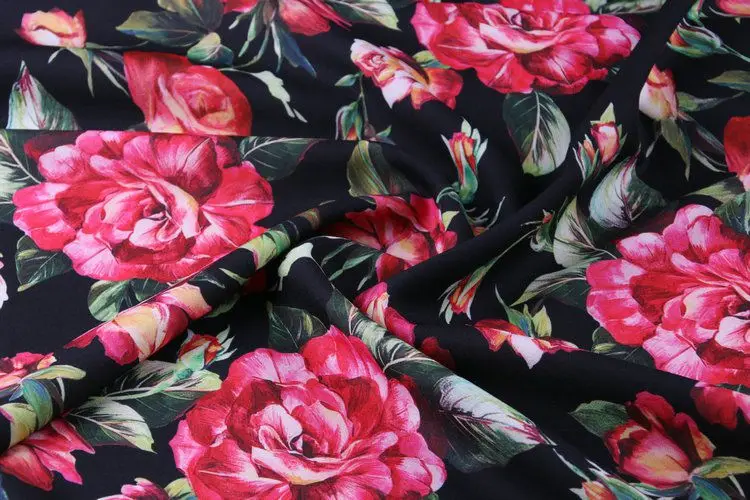 145cm new rose print fabric smooth handmade diy dress shirt fabric material wholesale cloth
145cm new rose print fabric smooth handmade diy dress shirt fabric material wholesale cloth