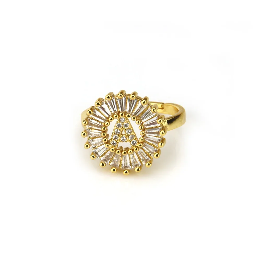 Women Circle Ring Zircon 26 English Letter Ring Statement Friendship Name Finger Ring Diameter 1.55cm 3 colors AM0583
Women Circle Ring Zircon 26 English Letter Ring Statement Friendship Name Finger Ring Diameter 1.55cm 3 colors AM0583