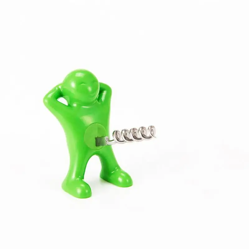 OLOEY 1 шт. Творческий счастливый человек новый Открыватель бутылки вина Ccorkscrews Бар