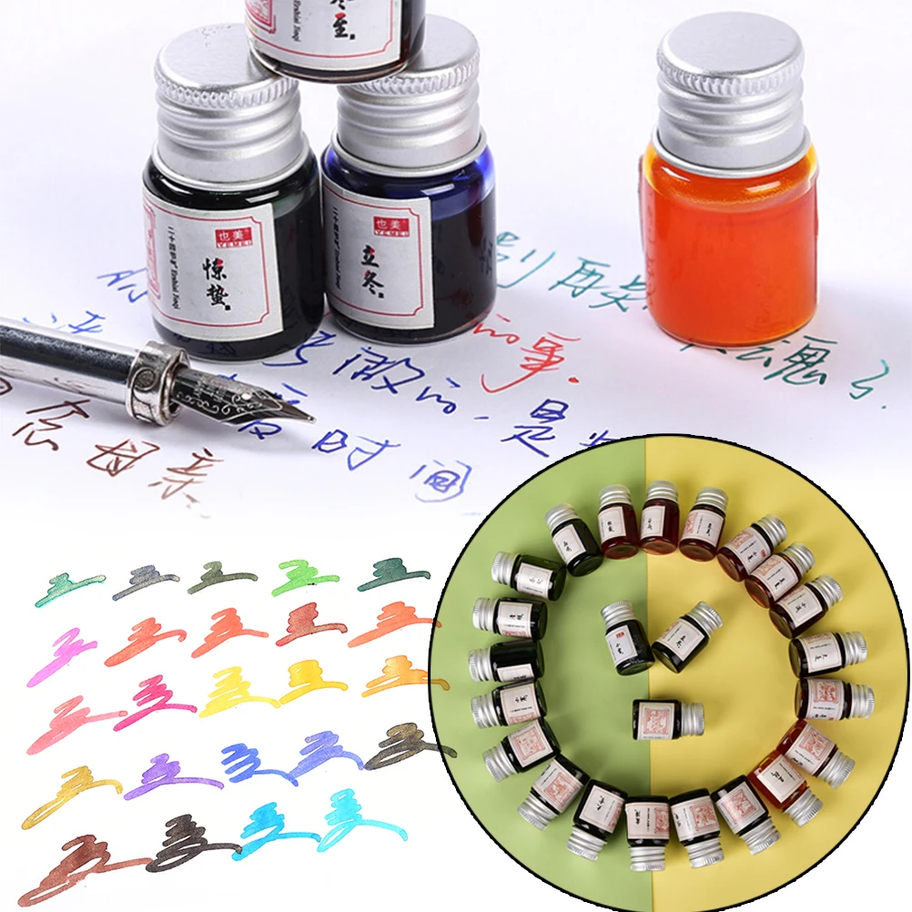 1 Bottle 5ml Ink Pure Handmade Gold Powder Color Ink For Fountain Dip Pen Calligraphy Writing Painting Graffiti Non Carbon
1 Bottle 5ml Ink Pure Handmade Gold Powder Color Ink For Fountain Dip Pen Calligraphy Writing Painting Graffiti Non Carbon