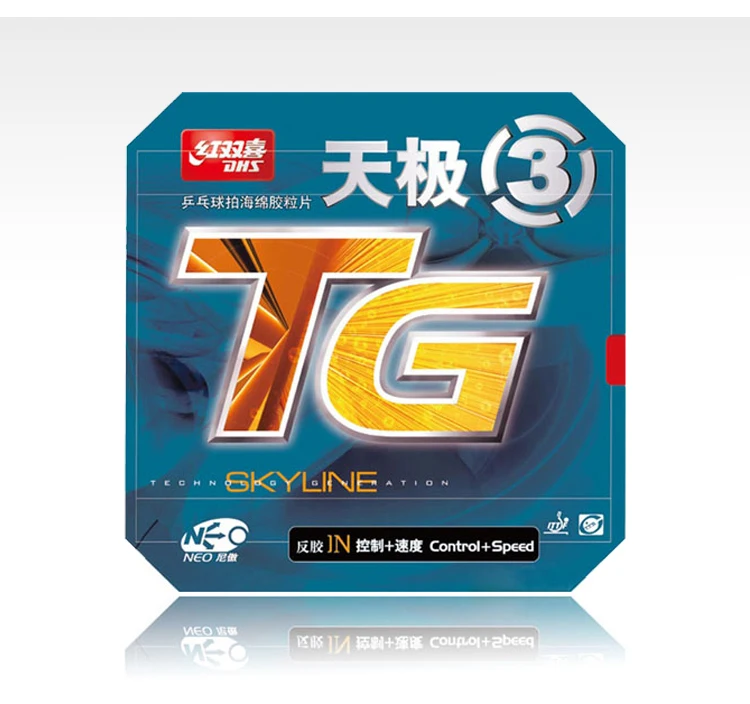 Original DHS NEO Skyline TG 2 TG (Quick Attack / Loop Drive) Pips-in Table Tennis (PingPong) Rubber With Sponge
Original DHS NEO Skyline TG 2 TG (Quick Attack / Loop Drive) Pips-in Table Tennis (PingPong) Rubber With Sponge
